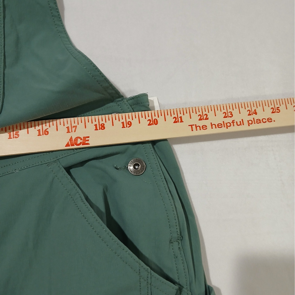 DULUTH TRADING Heirloom Gardening Bib Overalls Medium 31 NWT Green Fir Ripstop - Picture 13 of 16